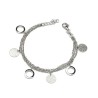 Roségold oder Silber Circle Charms Armband – TomCrow Jewellery