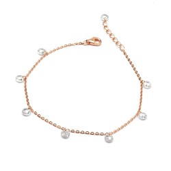 Armkette "Free" in Rosé & Silber – filigranes Design