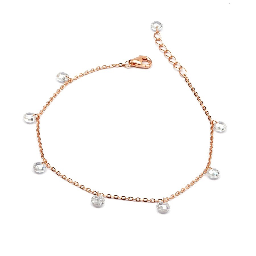 Armkette "Free" in Rosé & Silber – filigranes Design