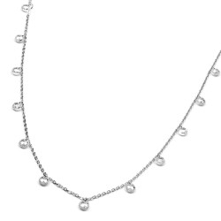 Halskette "Free" in Rosé & Silber – minimalistisches Design