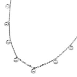 Halskette "Free" in Rosé & Silber – minimalistisches Design