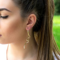 Twistéa Ohrringe – Spiraldesign in Gold, Rosè und Silber. Geinial