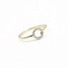 Gelbgold Ring mit Diamanten – Kreisring Design. Jetzt oder nie!