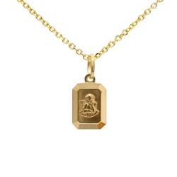 Schutzengel Anhänger aus Gold: dezentes und filigranes Design.