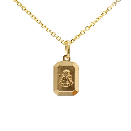 Schutzengel Anhänger aus Gold: dezentes und filigranes Design.