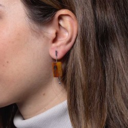 Bernstein Ohrringe Toffee-Stil | 925 Silber | Unikat