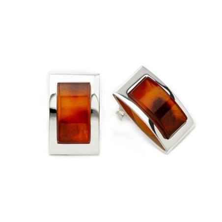 Bernstein Ohrringe. Naturschmuck. Exklusiv. Schau dir das an!