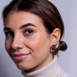 Bernstein Ohrringe. Naturschmuck. Exklusiv. Schau dir das an!