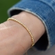 Ziehverschluss Armband Gold