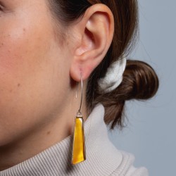 Naturbernstein Ohrringe | Handgeferigte Unikate