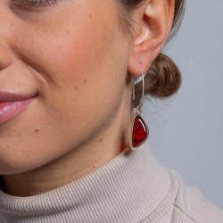 Handgefertigte Bernstein Ohrringe | Einzigartige Natur