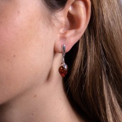 Bernstein Set aus Ohrringen und Anhänger. Für jeden Anlass