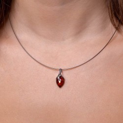 Bernstein Set aus Ohrringen und Anhänger. Für jeden Anlass