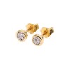 Exquisite Diamant-Ohrstecker – 0,05 ct, Gelbgold, Brillant-Schliff