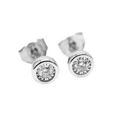 Exquisite Diamant Ohrstecker – Weißgold, zeitlose Eleganz