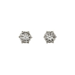 Exklusive Diamant Ohrstecker – 0,10 ct, Weiß- & Gelbgold