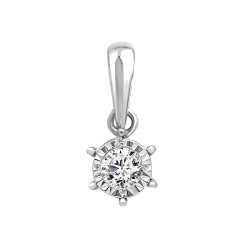 Diamantanhänger in Gelb- und Weißgold – Strahlende Eleganz