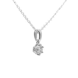 Diamantanhänger in Gelb- und Weißgold – Strahlende Eleganz