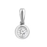 Eleganter Diamantanhänger in Weißgold mit 0,05 Karat Brillant