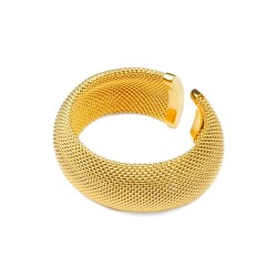 Robuster Armreif aus Stahl mit Kugeldesign