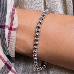Silber Kugelarmband 6 mm – Klassisch, stilvoll & zeitlos