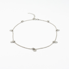 Kugel Choker Weiß