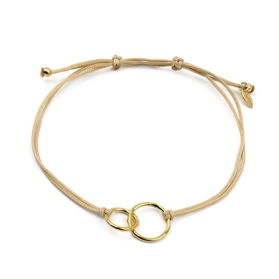 Vergoldetes Armband mit Ringen | Zeitlose Eleganz