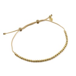 Schnur-Armband mit Kügelchen – Vielseitiger Eyecatcher