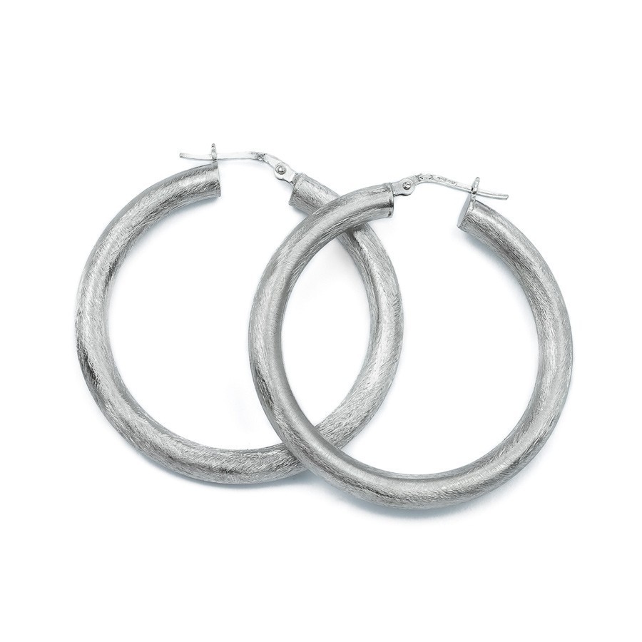 Matte Creolen – Trendige Must-Have Accessoires in Silber & Rosé