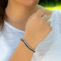 Silber Tennis Armband mit 3mm Zirkonia – Eleganz & Glanz