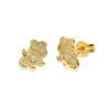 Hunde Ohrstecker aus Gelbgold - toller Kinderschmuck nur bei TCJ