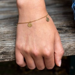 Elegantes Münzenarmband in Gold & Silber – zeitlos & stilvoll