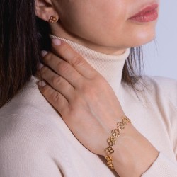 Kleeblatt-Armband – Vergoldetes Glückssymbol für jeden Anlass