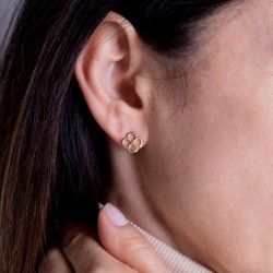 Kleeblatt Ohrringe – Vergoldeter Glücksbringer für jeden Anlass