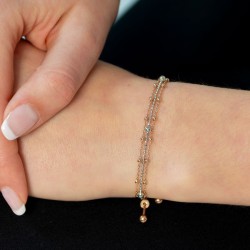 Bicolor Armband aus Sterling Silber – Eleganz für jeden Anlass