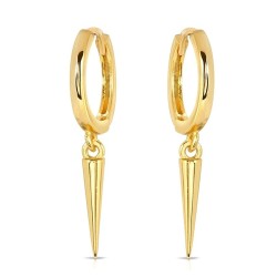 Stachel Creolen – Cool, elegant, in Silber, Roségold & Gold