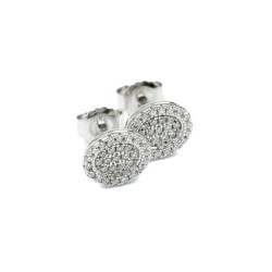 Silberne Zirkonia-Ohrstecker – Funkelnde Eleganz für deinen Look