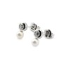 Silberne Ohrstecker mit Süßwasserperle & Zirkonia – Eleganz für jeden Anlass