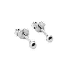 3 mm Kugelohrstecker – Gold, Weiß & Rosé | Zeitlose Eleganz