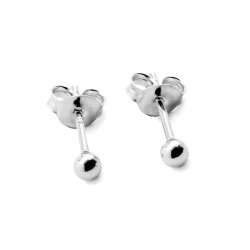 3 mm Kugelohrstecker – Gold, Weiß & Rosé | Zeitlose Eleganz