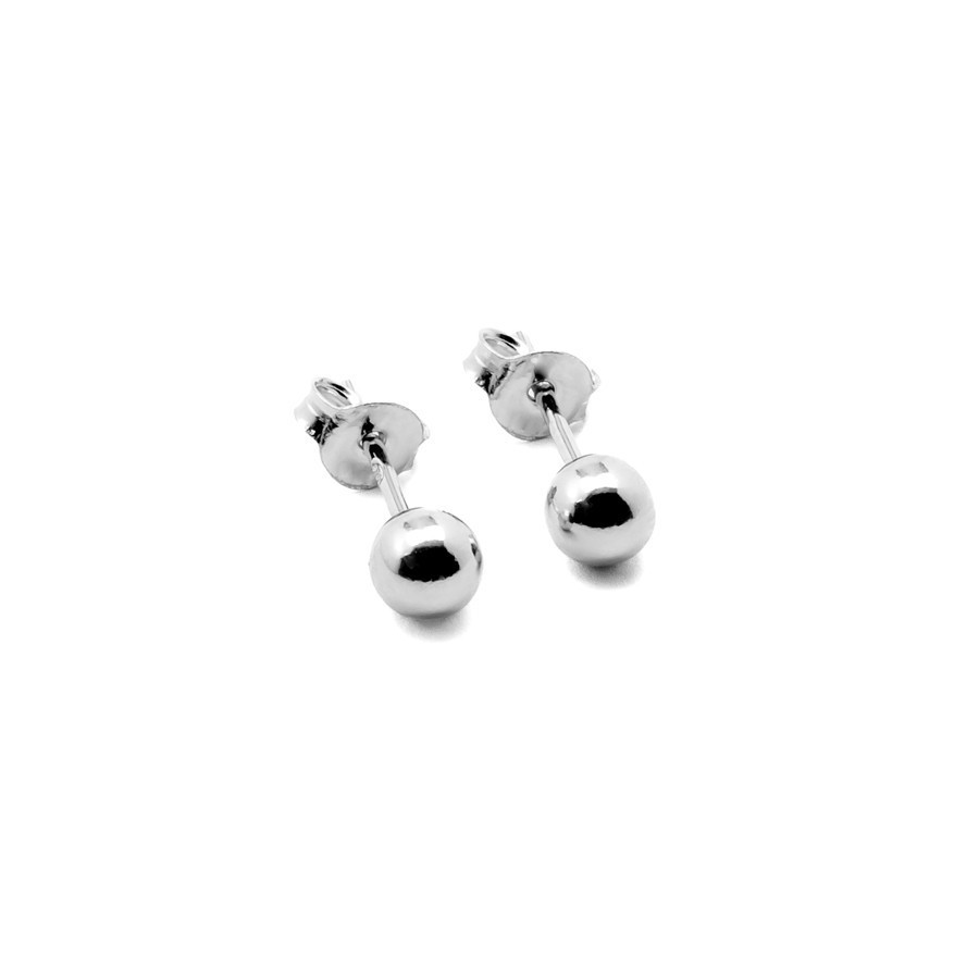 5 mm Kugelohrstecker – Weiß, Rosé & Gold | Klassische Eleganz