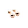7mm Kugel Ohrstecker in Gelb, Rosé und Silber– Vielseitige Eleganz