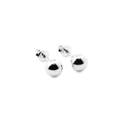 7mm Kugel Ohrstecker in Gelb, Rosé und Silber– Vielseitige Eleganz