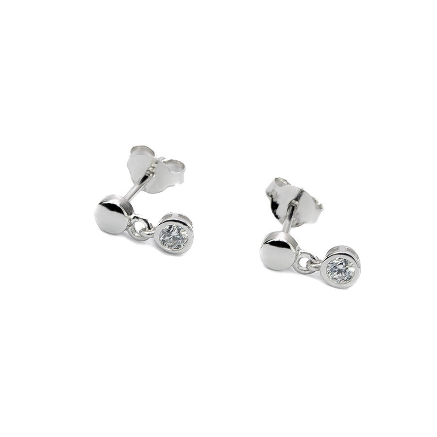 Elegante Alltags Ohrstecker mit Zirkonia – Perfekt für jeden Anlass