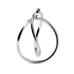 Trend Creolen aus Silber. In Gelb und Silber erhältlich!