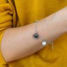 LUNA Armband – filigranes Armband mit schimmernden Kreisen