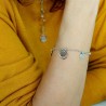 LUNA Armband – filigranes Armband mit schimmernden Kreisen