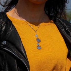 LUNA Kette – filigrane Halskette mit glänzenden Kreisen