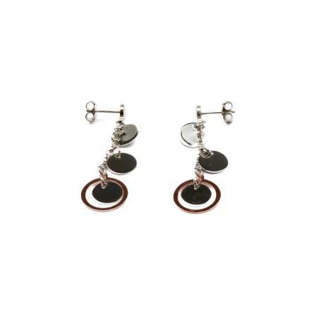 LUNA Ohrringe – elegante Ohrhänger mit schimmernden Kreisen