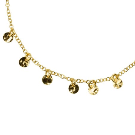 DOTS Armband – filigranes Goldarmband mit schimmernden Anhängern